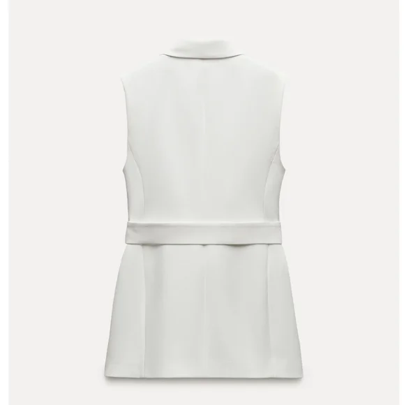 ❌️SOLD❌️TUXEDO COLLAR VEST ZW COLLECTION SIZE S - Picture 9 of 14